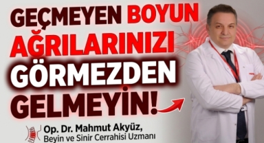 Geçmeyen Boyun Ağrıları Boyun Fıtığının Habercisi Olabilir