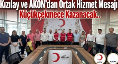 AKON ve Kızılay'dan Küçükçekmece İçin Güç Birliği! Yasin Uluhan ile Doğan Şeyda Ortak Projeler İçin Bir Araya Geldi 