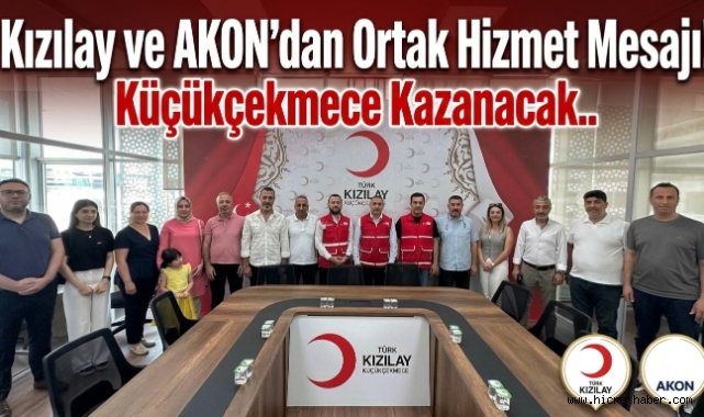 AKON ve Kızılay'dan Küçükçekmece İçin Güç Birliği! Yasin Uluhan ile Doğan Şeyda Ortak Projeler İçin Bir Araya Geldi