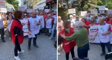 CHP'li Jale Nur Süllü'ye Emekli Eyleminde Protesto! Tepkiler Üzerine Alanı Terk Etti