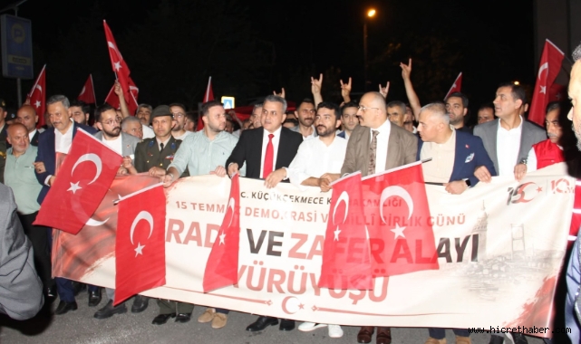 Küçükçekmece'de 15 Temmuz Ruhu Yeniden Dirildi! Binlerce Vatandaş Tek Yürek Oldu
