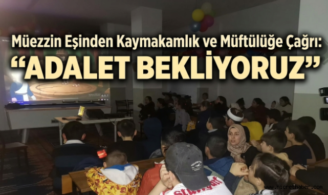 Küçükçekmece'de Müezzin Eşinden Yardım Çağrısı: 