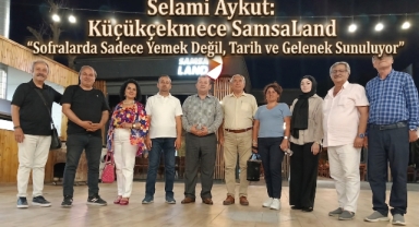 Küçükçekmece Muhtarları SamsaLand'da Buluştu! Göl Manzarasında Dayanışma, İstişare ve Türkmen Lezzetleri Bir Araya Geldi