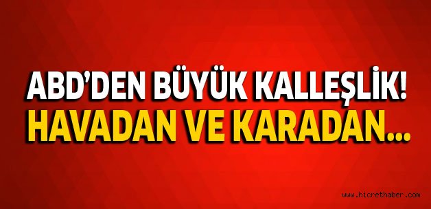 ABD,Suriye'de PYD/PKK'ya Yeni askeri sevkiyat yaptı.