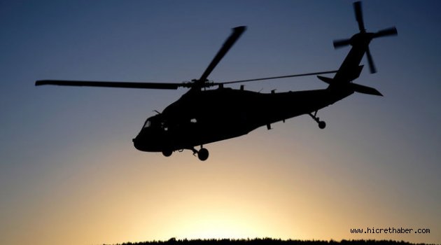 ABD’ye ait askeri helikopter yere çakıldı