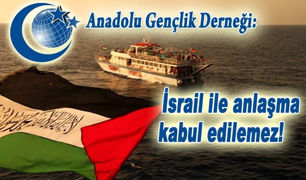 Anadolu Gençlik Derneği Van Şube’den Katil İsrail’le Anlaşmaya Sert Tepki