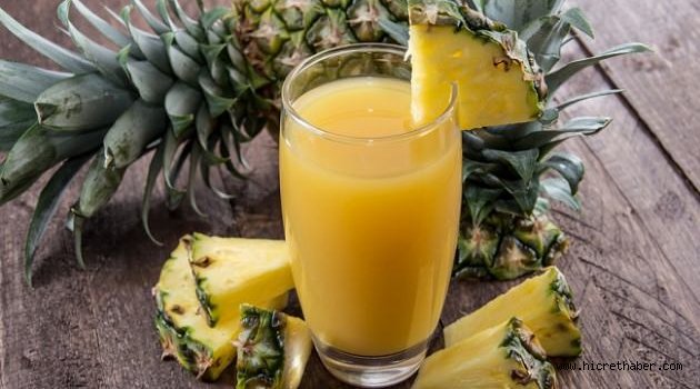 Ananas suyu öksürük krizlerinde 5 kat fayda sağlıyor