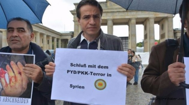Avrupalı Kürtler PKK'yı protesto etti