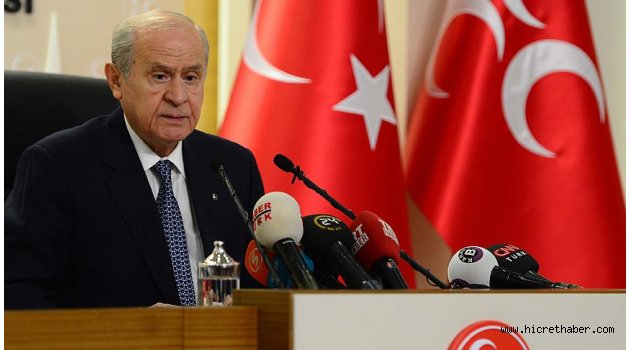 Bahçeli: MHP Davutoğlu'nun Yanındadır