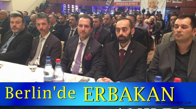 Berlinde ERBAKAN anıldı