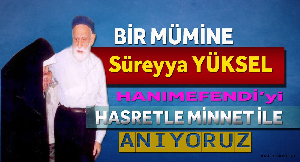 Bir Mümine Süreyya YÜKSEL