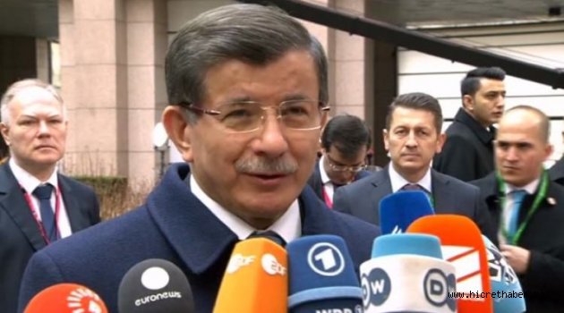 Davutoğlu: Türkiye AB'ye girmeye hazır