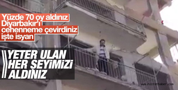 Diyarbakır'da PKK ve HDP isyanı