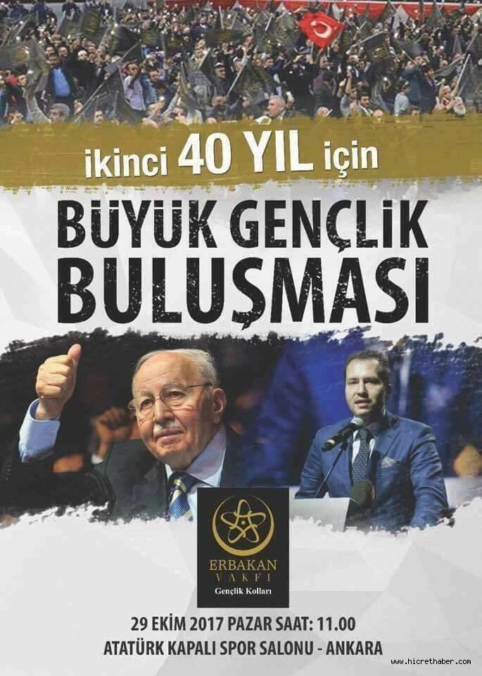 Erbakan Vakfı Büyük Gençlik Buluşması