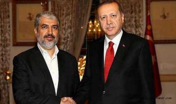 Erdoğan Hamas lideri Meşal'i kabul etti İsrail'e net mesaj