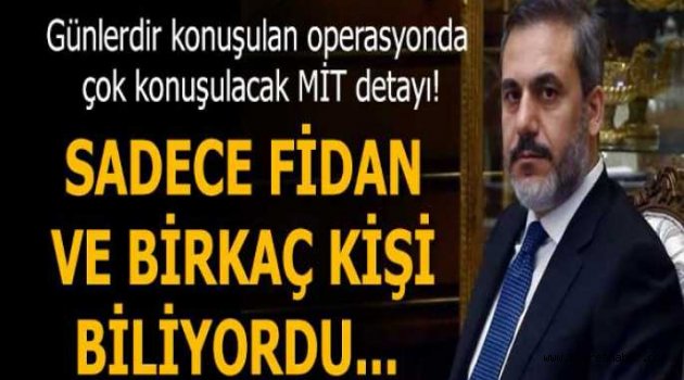 Fidan'ın şüphesi FETÖ'nün listesini ortaya çıkardı