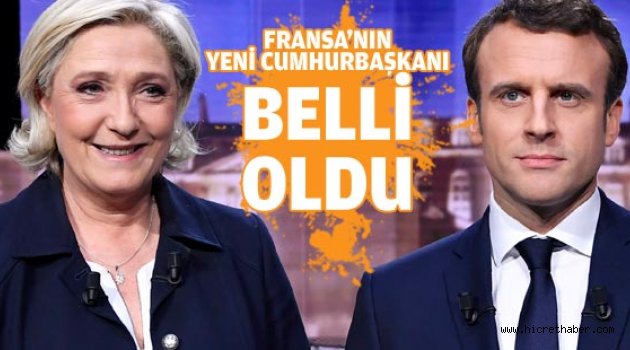 Fransa'nın yeni cumhurbaşkanı belli oldu