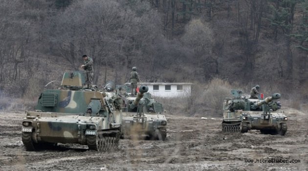 Güney Kore ve ABD 315 bin askerle tatbikat
