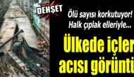 Hindistan'da üst geçit çöktü!..