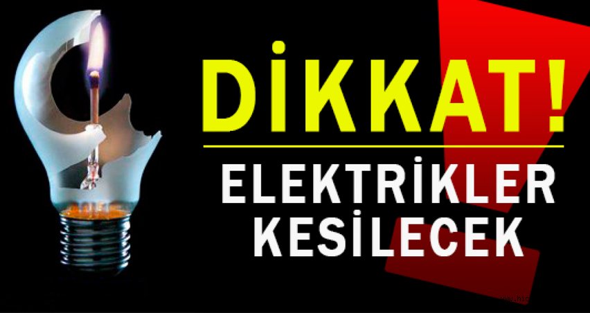 İstanbul'da 23 Ocak'ta 9 ilçede elektrik kesilecek