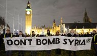 Londra sokaklarda: “Suriye’yi bombalamayın”