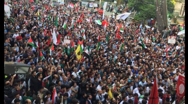Mavi Marmara Yürüyüşüne Büyük ilgi