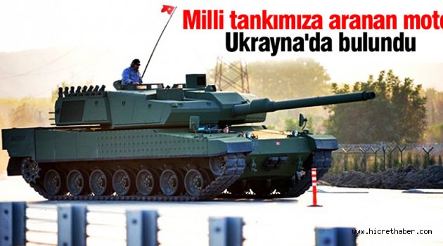 Milli Altay tankına motoru Ukrayna’da bulundu.