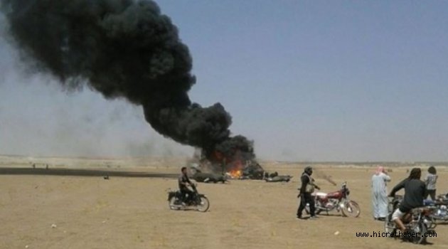 Muhalifler Rus helikopteri düşürdü