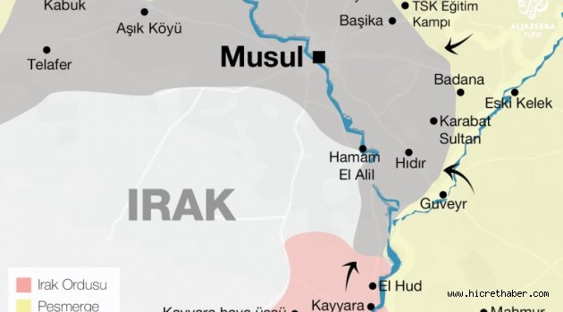 Ninova Muhafızları Musul operasyonuna katıldı