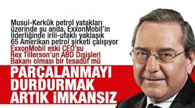 Parçalanmayı durdurmak artık imkansız...
