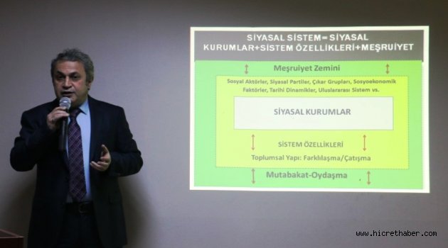 Prof.Dr.Alkan“Cumhurbaşkanlığı kavramı bize has orijinal bir kavramdır.”