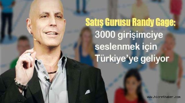 Randy Gage Mega Grup Bilişim şirketinin davetlisi olarak Türkiye'ye Geliyor