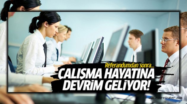Referandum sonra iş hayatında önemli değişiklik