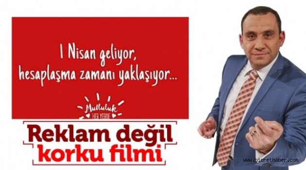 Reklam değil korku filmi Bu millet sizin aklınızı alır...
