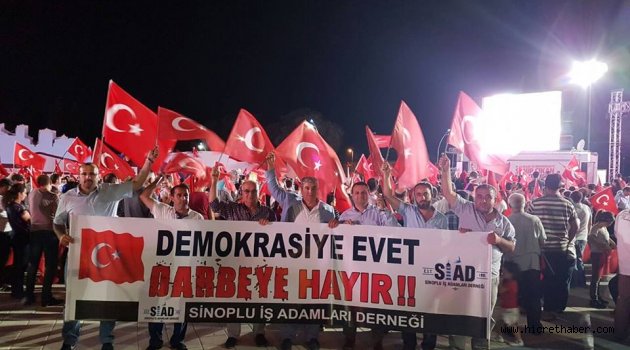 Sinoplu İş Adamları Derneği Başkanı Rafet Orhan Bu birlikteliğimiz asla bozulmayacaktır.