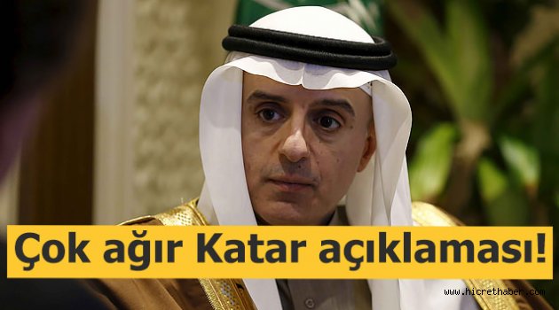 Suudi Arabistan’dan çok ağır Katar açıklaması!
