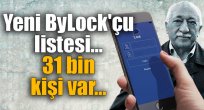 31 bin ByLock’çu listesi daha
