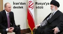 İran'dan Rusya'ya destek sözü