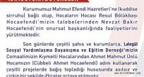 Lalegül Sosyal Yardımlaşma Dayanışma ve Eğitim Derneği'nden Kamuoyuna Duyuru