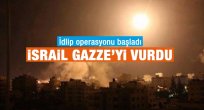 İsrail tankları Gazze'yi vurdu