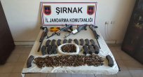 PKK'nın silahları dere yatağından çıktı