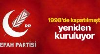 Refah Partisi Yeniden Kuruluyor