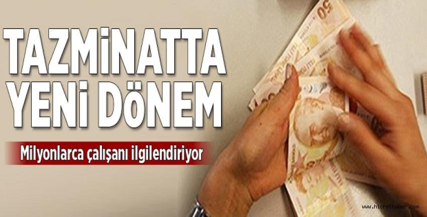Tazminata hızlı çözüm geliyor