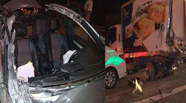 TEM’de korkunç kaza: 1 ölü, 3 yaralı