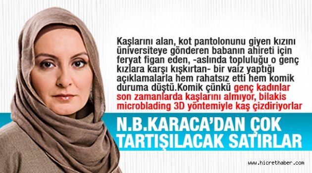 Tesettürü yüceltirken kadına irtifa kaybettirmek