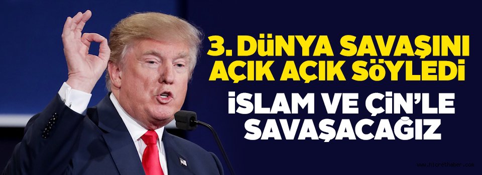 Trump'ın danışmanı: Ortadoğu ve Çin'le savaşacağız